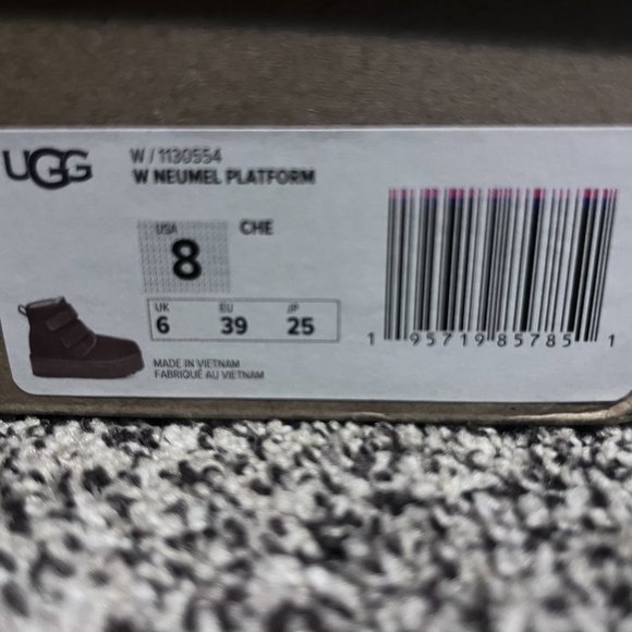 BRAND NEW - Ugg Neumel Platform Chestnut Boot - Picture 4 of 4